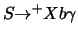 $S{\ensuremath{\rightarrow} }^+ Xb\gamma$